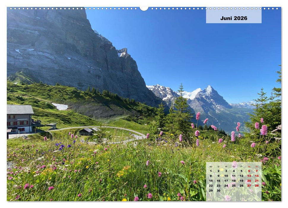 Alpenauszeit - Schöne Orte der Alpen (CALVENDO Premium Wandkalender 2026)