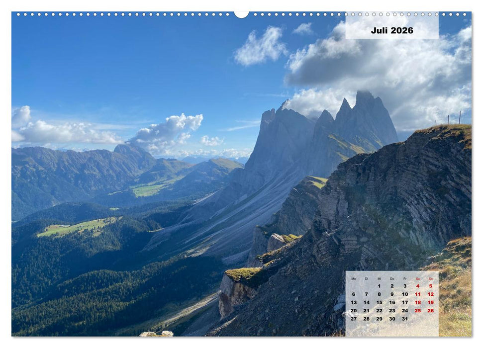 Alpenauszeit - Schöne Orte der Alpen (CALVENDO Premium Wandkalender 2026)