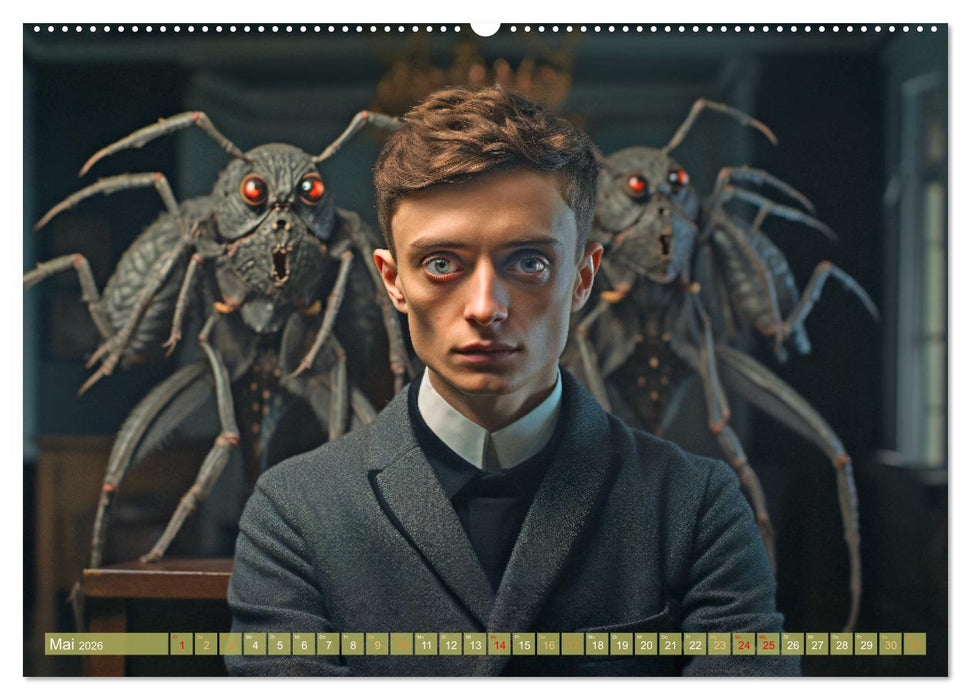 Lesezeichen für das ganze Jahr - 12 Monate mit inspirierender Weltliteratur (CALVENDO Wandkalender 2026)