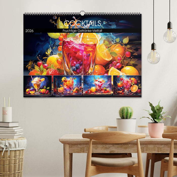 Cocktails. Fruchtige Getränke-Vielfalt (CALVENDO Wandkalender 2026)