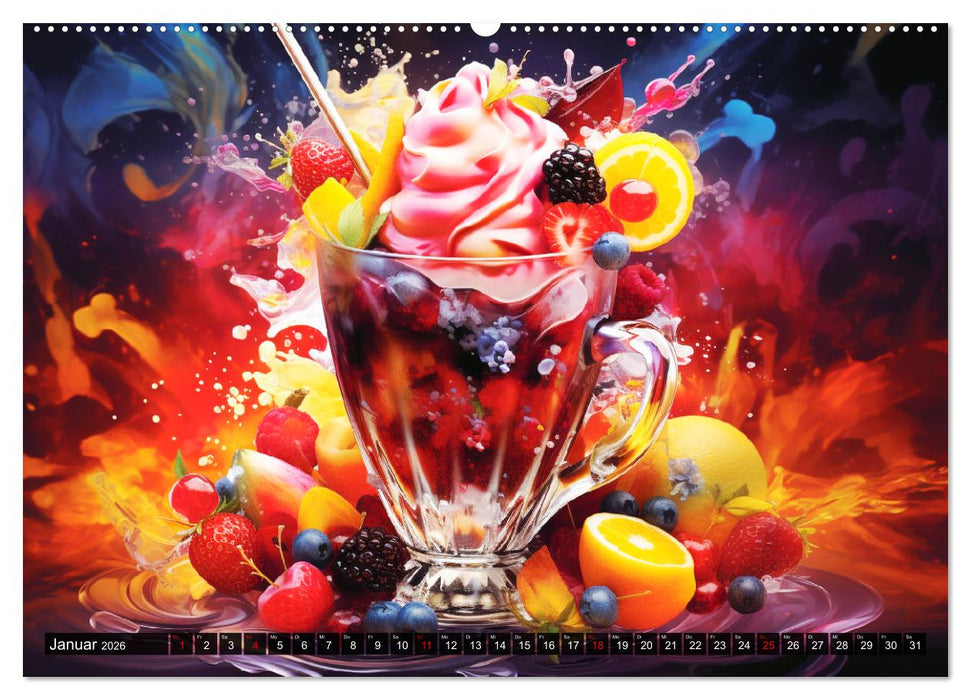 Cocktails. Fruchtige Getränke-Vielfalt (CALVENDO Wandkalender 2026)