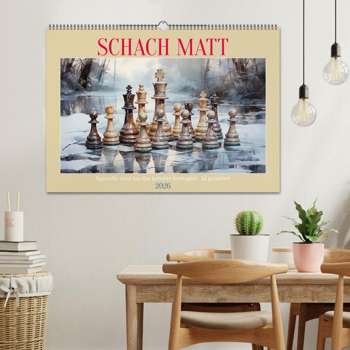 Schach Matt (CALVENDO Wandkalender 2026)