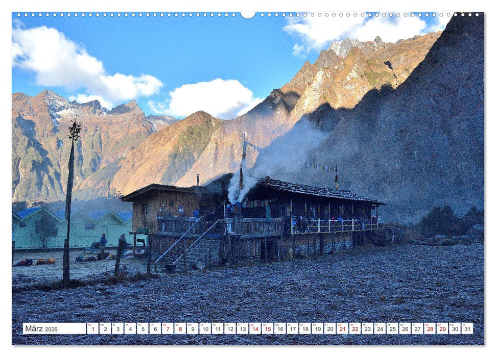 Trekking zum Kangchendzönga (CALVENDO Wandkalender 2026)