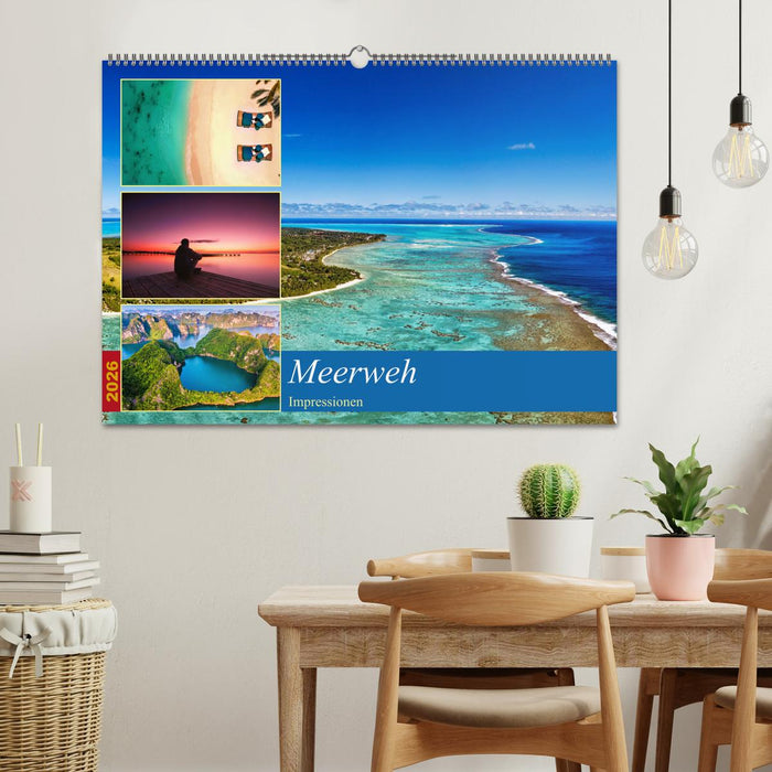 MEERweh Impressionen (CALVENDO Wandkalender 2026)