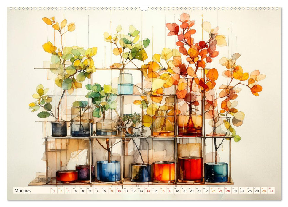 Blumen Präsentation (CALVENDO Premium Wandkalender 2026)