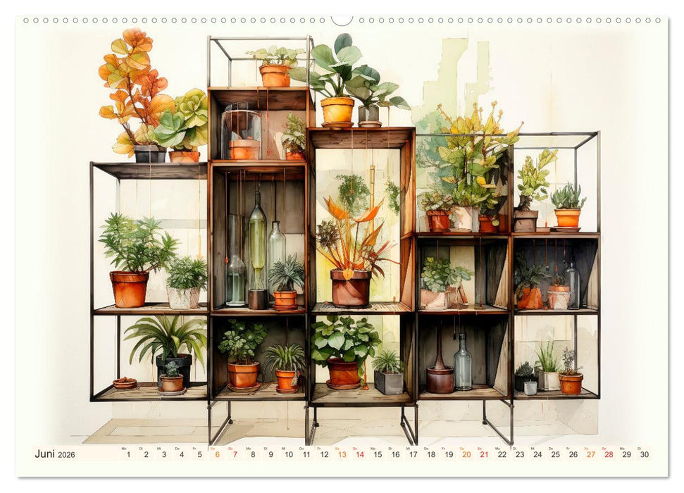 Blumen Präsentation (CALVENDO Premium Wandkalender 2026)