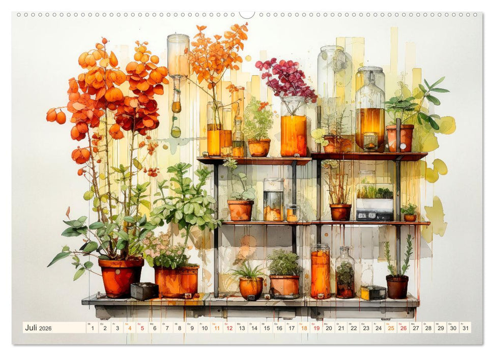Blumen Präsentation (CALVENDO Premium Wandkalender 2026)