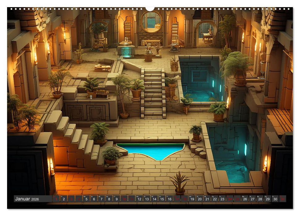 Gamer Nostalgie (CALVENDO Premium Wandkalender 2026)