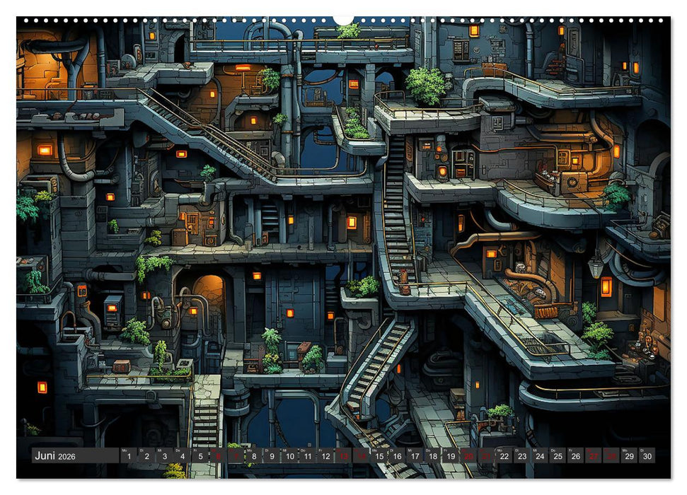 Gamer Nostalgie (CALVENDO Premium Wandkalender 2026)