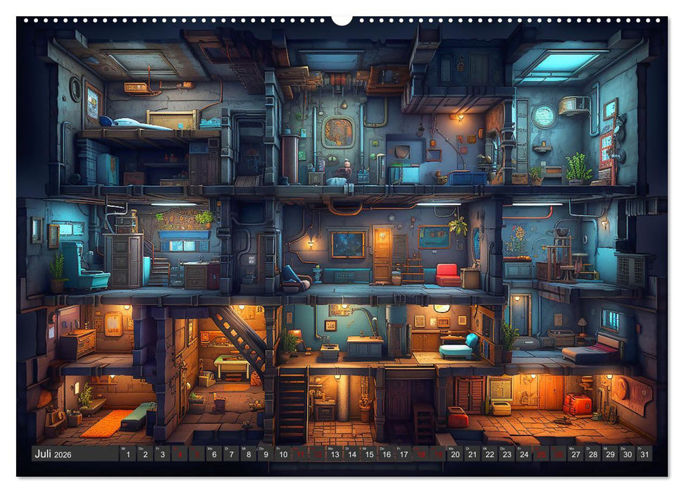 Gamer Nostalgie (CALVENDO Premium Wandkalender 2026)