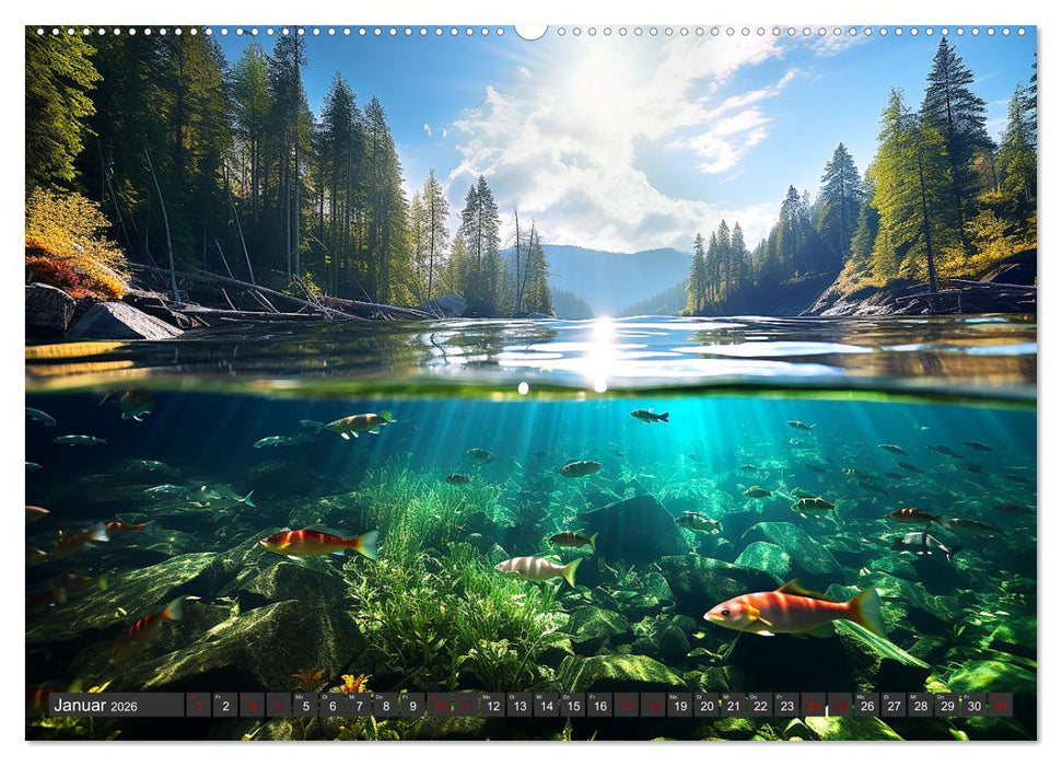 Kalte klare Welt (CALVENDO Premium Wandkalender 2026)