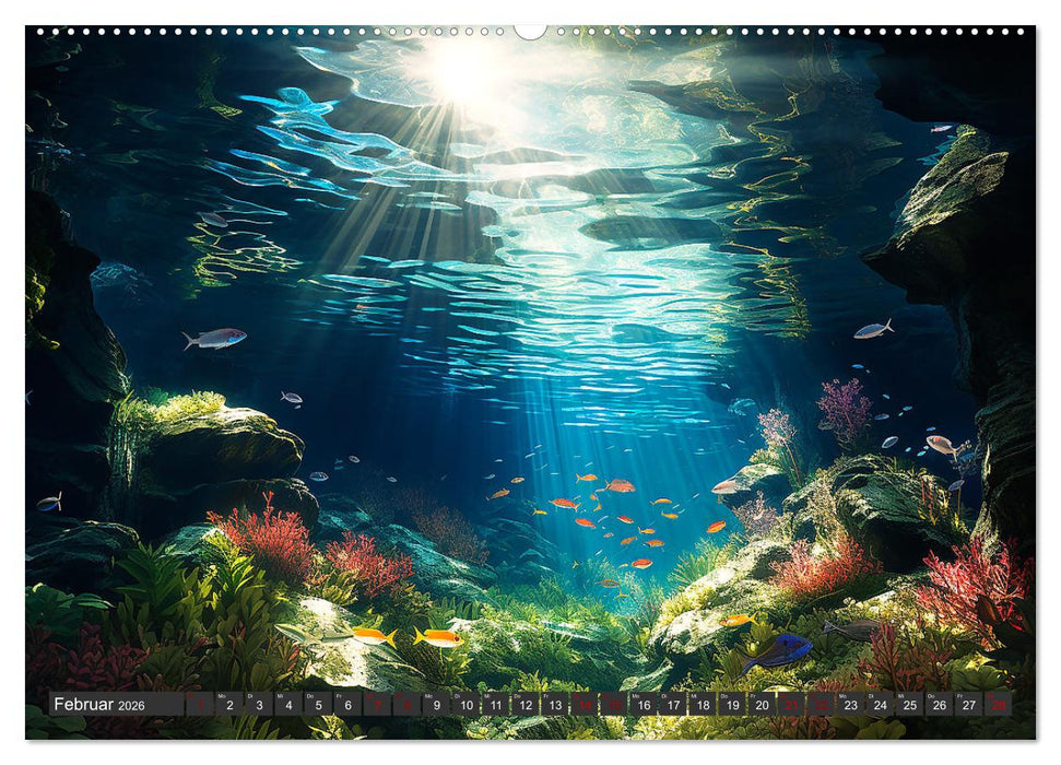 Kalte klare Welt (CALVENDO Premium Wandkalender 2026)