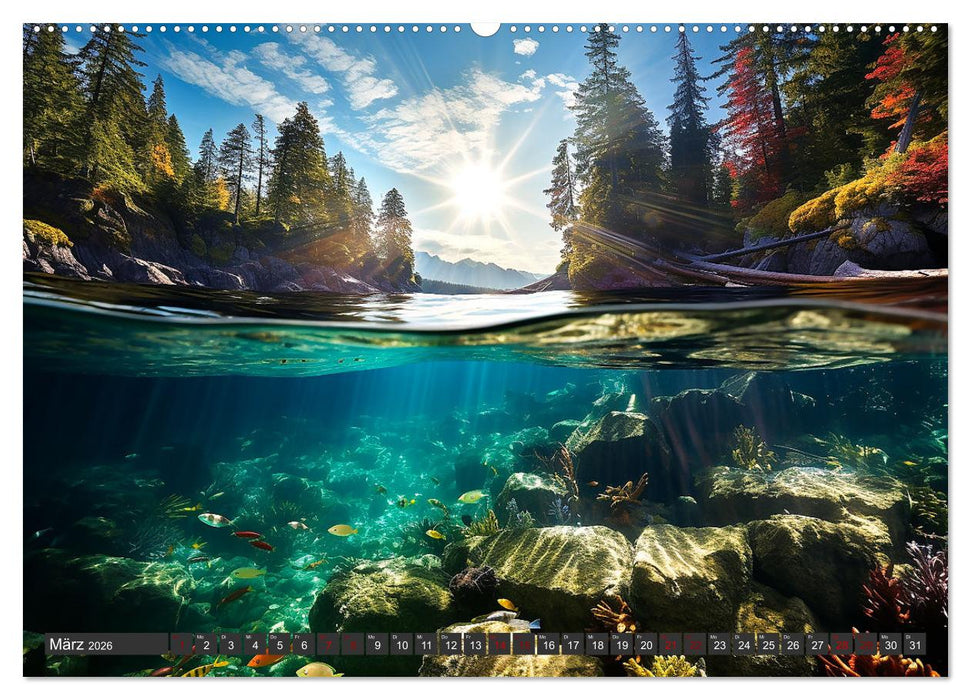 Kalte klare Welt (CALVENDO Premium Wandkalender 2026)