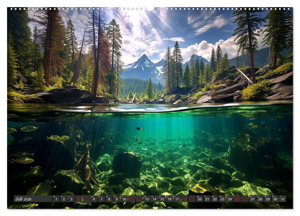 Kalte klare Welt (CALVENDO Premium Wandkalender 2026)