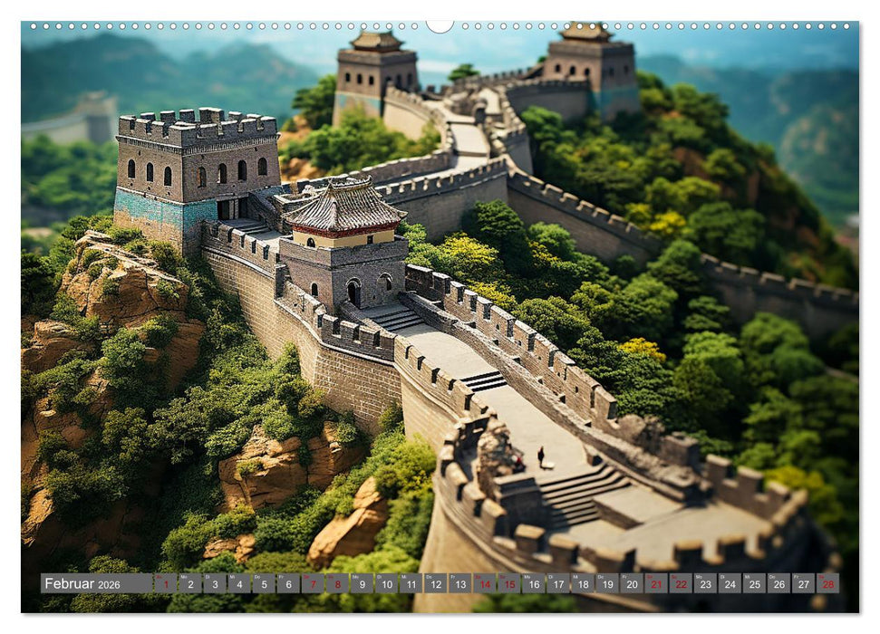 Urlaub in Miniatur (CALVENDO Premium Wandkalender 2026)