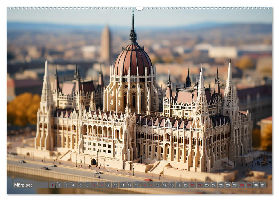 Urlaub in Miniatur (CALVENDO Premium Wandkalender 2026)