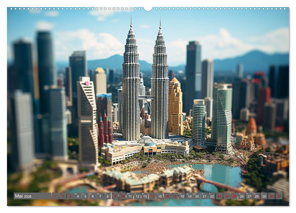 Urlaub in Miniatur (CALVENDO Premium Wandkalender 2026)