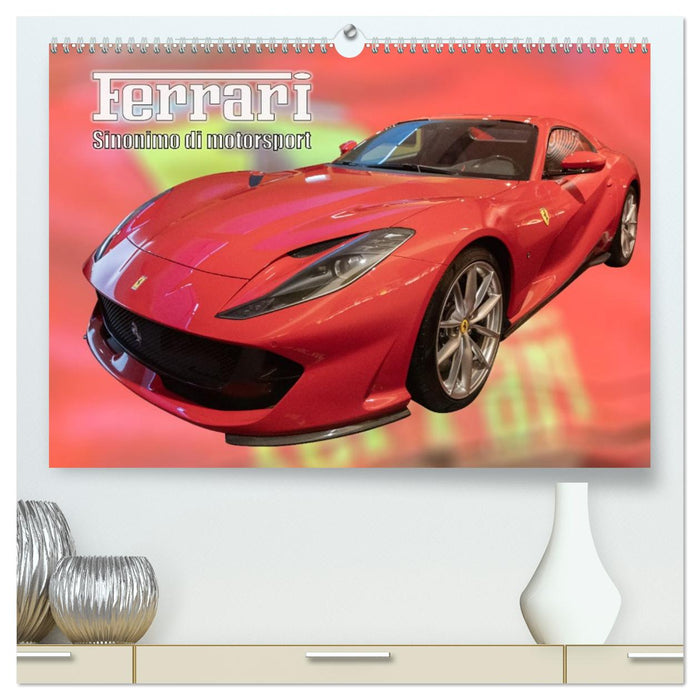 Ferrari - Synonym für Motorsport (CALVENDO Premium Wandkalender 2026)