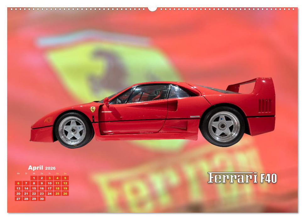 Ferrari - Synonym für Motorsport (CALVENDO Premium Wandkalender 2026)