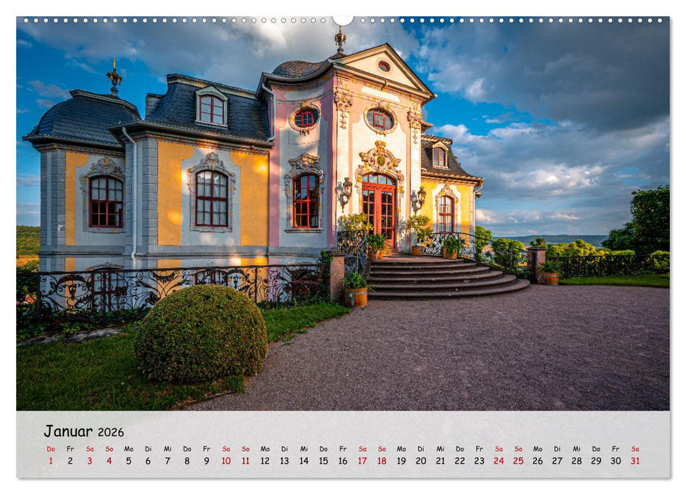 Dornburger Schlösser bei Jena (CALVENDO Wandkalender 2026)
