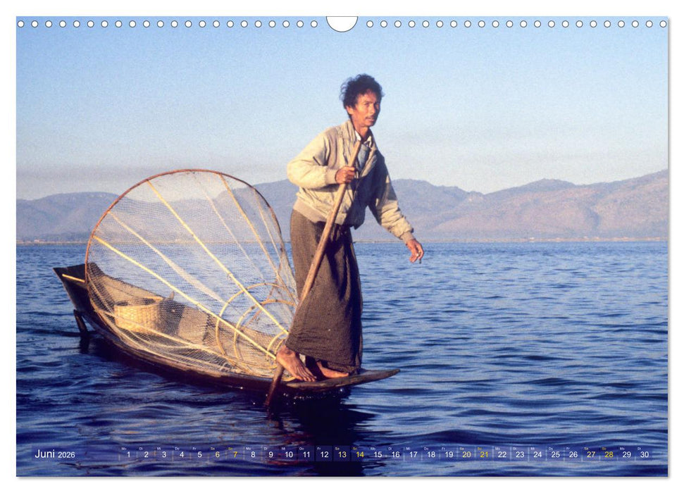 Myanmar Land der Tempel und Pagoden (CALVENDO Wandkalender 2026)