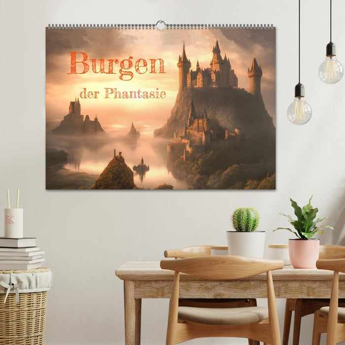 Burgen der Phantasie (CALVENDO Wandkalender 2026)