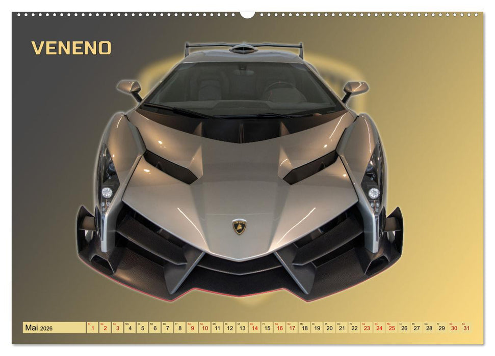 Ikonen der Automobilkunst (CALVENDO Premium Wandkalender 2026)