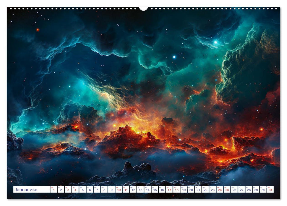 Ferne Welten (CALVENDO Wandkalender 2026)