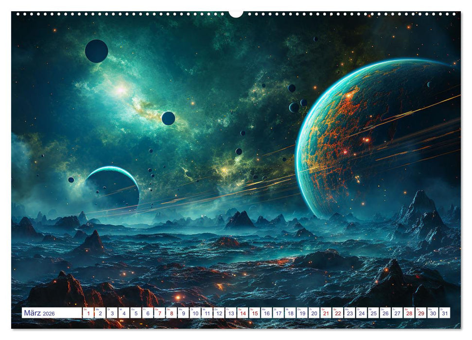 Ferne Welten (CALVENDO Wandkalender 2026)