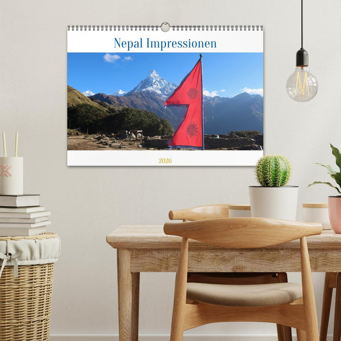 Nepal Impressionen (CALVENDO Wandkalender 2026)