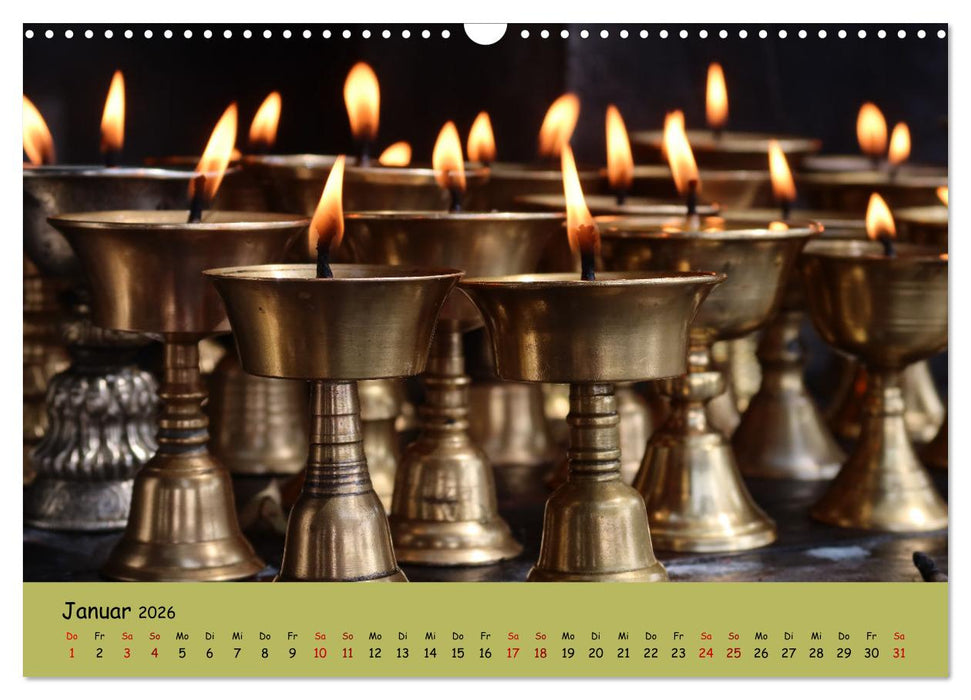 Nepal Impressionen (CALVENDO Wandkalender 2026)
