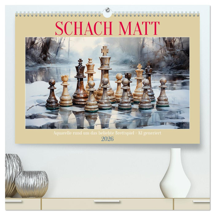 Schach Matt (CALVENDO Premium Wandkalender 2026)