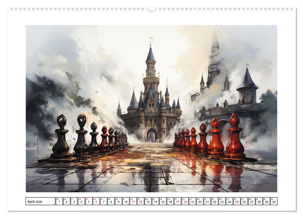 Schach Matt (CALVENDO Premium Wandkalender 2026)