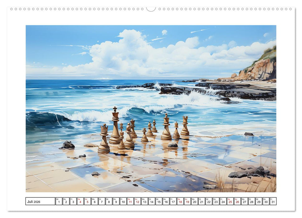 Schach Matt (CALVENDO Premium Wandkalender 2026)