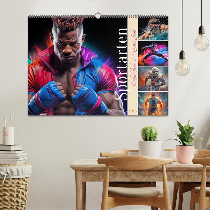 Sportarten (CALVENDO Wandkalender 2026)