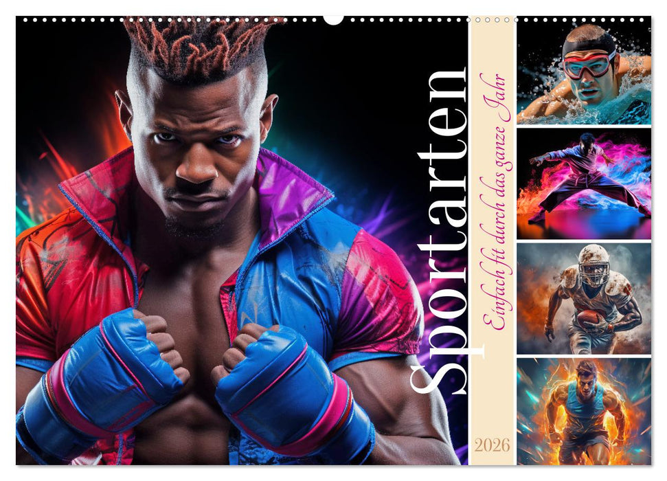 Sportarten (CALVENDO Wandkalender 2026)