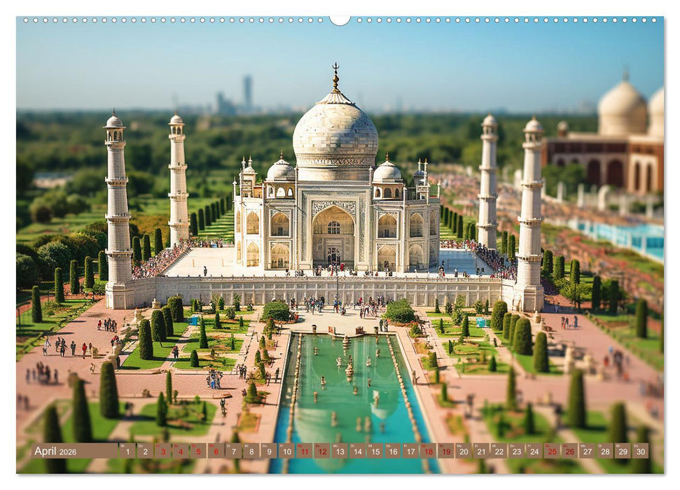 Miniatur Reise (CALVENDO Wandkalender 2026)