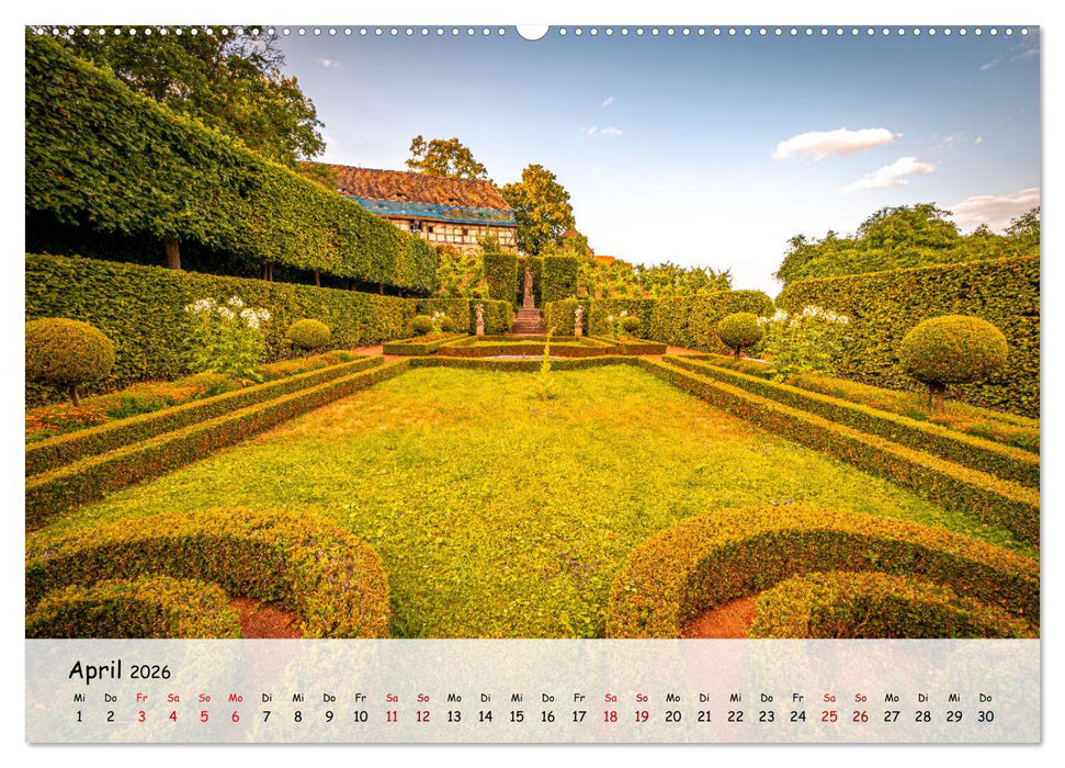 Dornburger Schlösser bei Jena (CALVENDO Premium Wandkalender 2026)