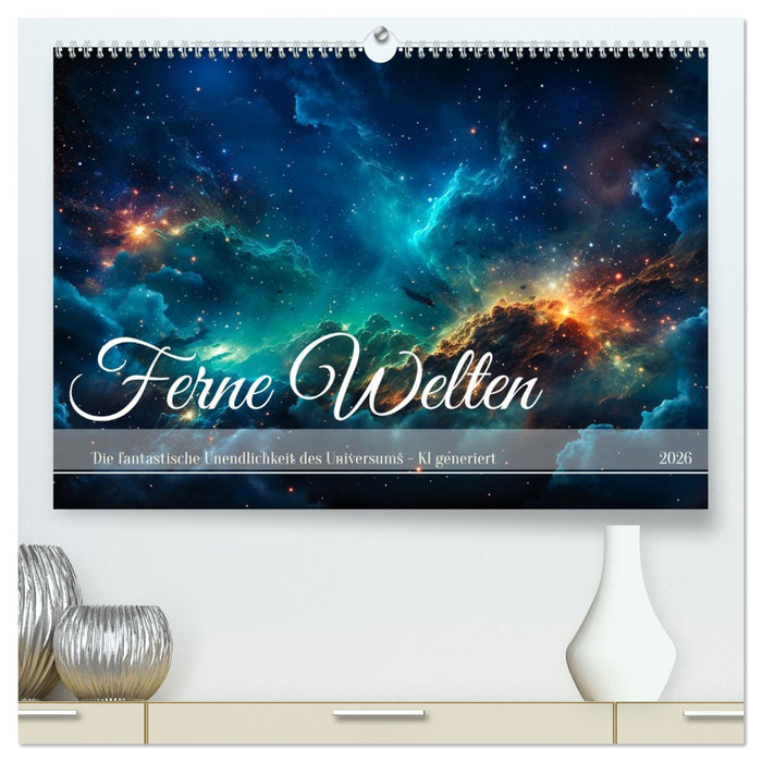 Ferne Welten (CALVENDO Premium Wandkalender 2026)