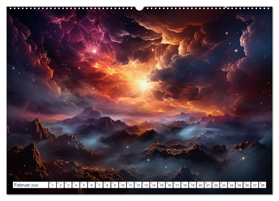 Ferne Welten (CALVENDO Premium Wandkalender 2026)