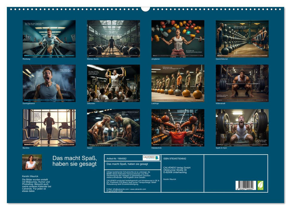Das macht Spaß, haben sie gesagt (CALVENDO Wandkalender 2026)