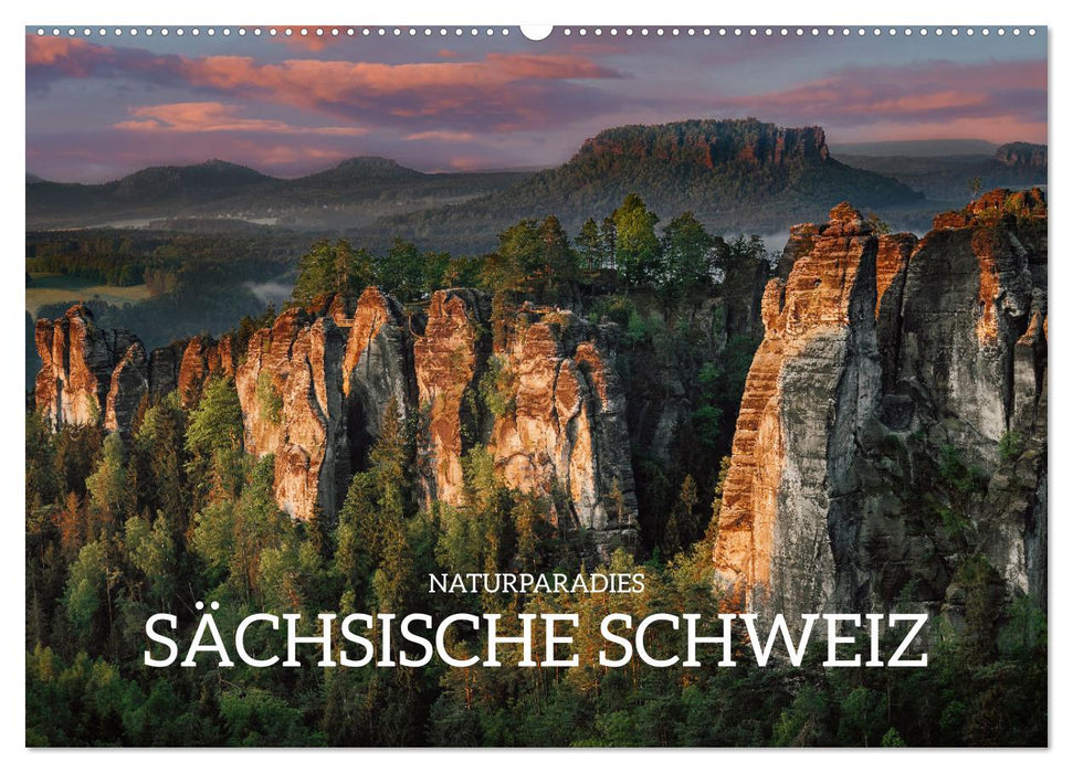 Naturparadies Sächsische Schweiz (CALVENDO Wandkalender 2026)