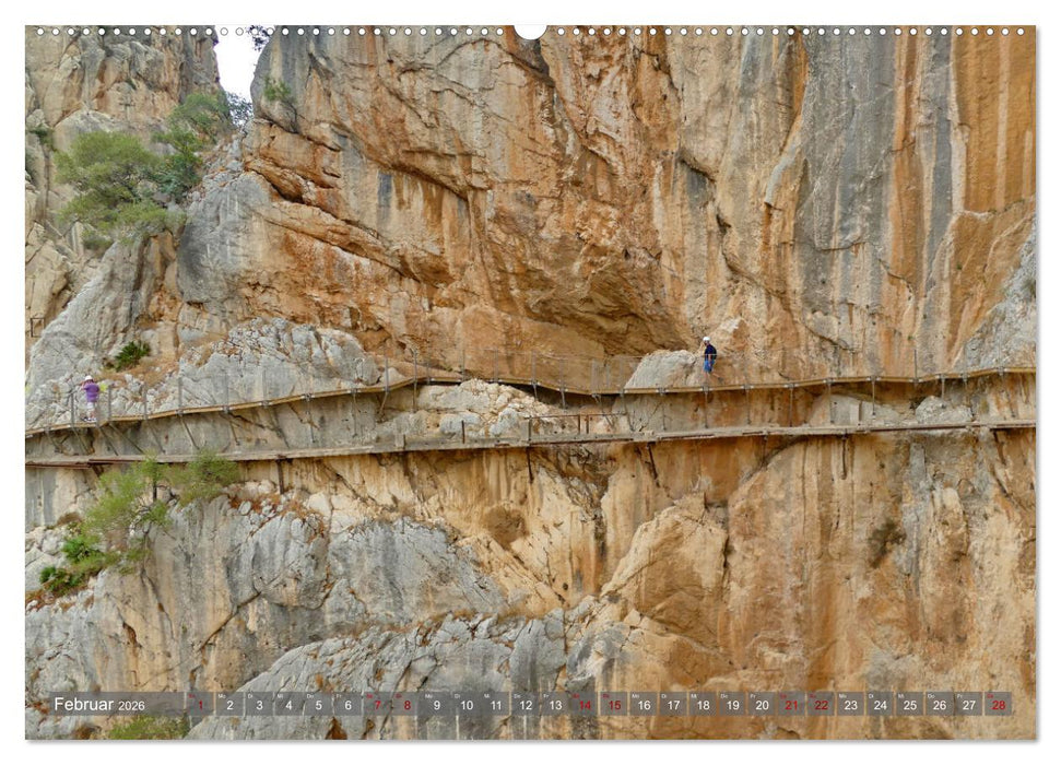 Andalusien, blaues Meer und historische Bauwerke (CALVENDO Wandkalender 2026)