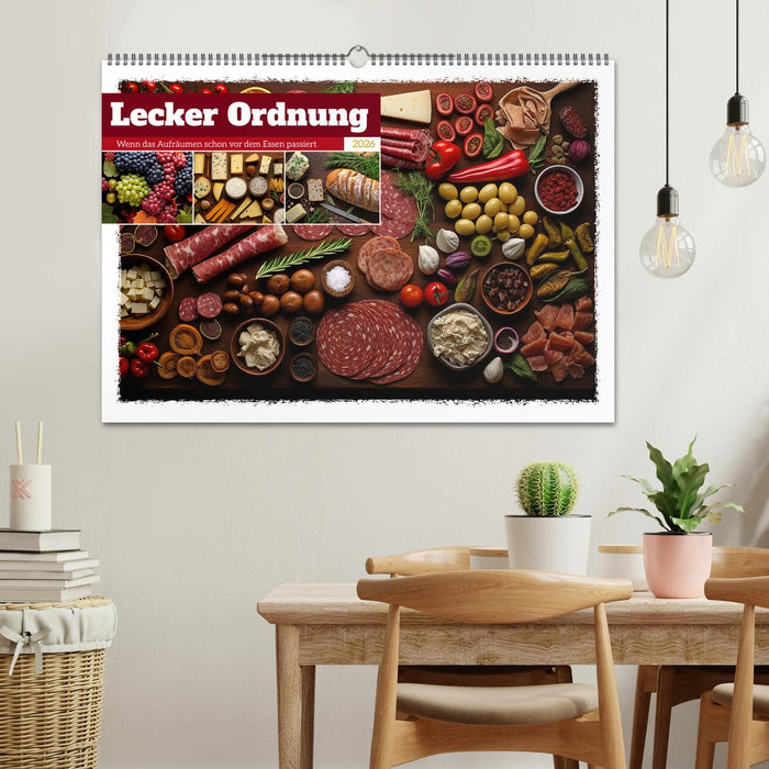 Lecker Ordnung (CALVENDO Wandkalender 2026)