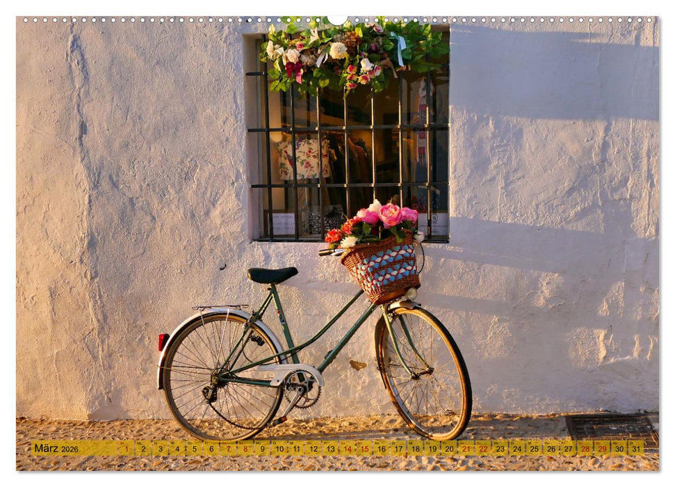 Andalusien, historische Bauwerke, weiße Dörfer, blaues Meer (CALVENDO Wandkalender 2026)