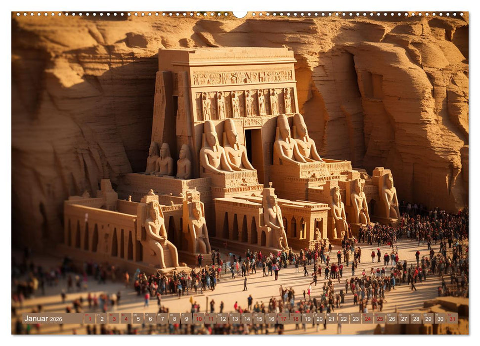 Miniatur Reise (CALVENDO Premium Wandkalender 2026)