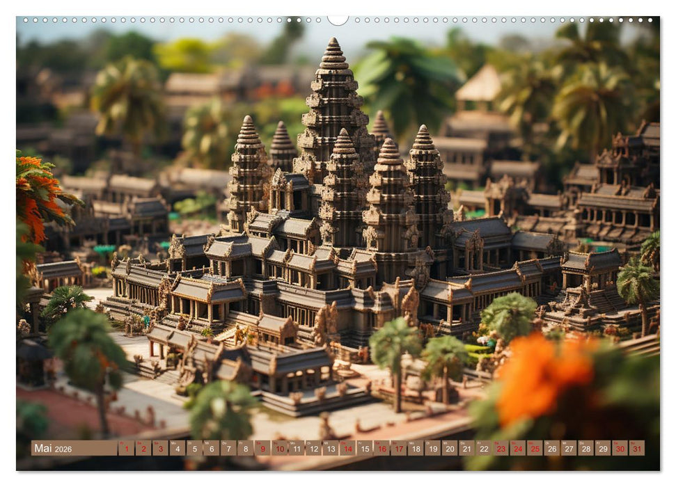 Miniatur Reise (CALVENDO Premium Wandkalender 2026)