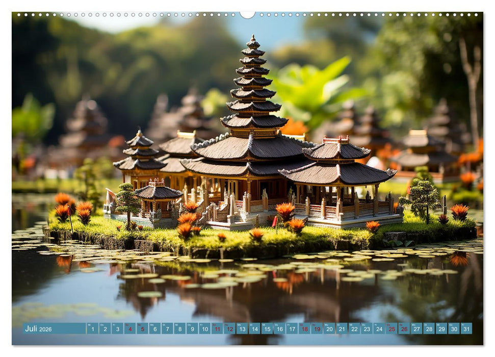 Miniatur Reise (CALVENDO Premium Wandkalender 2026)