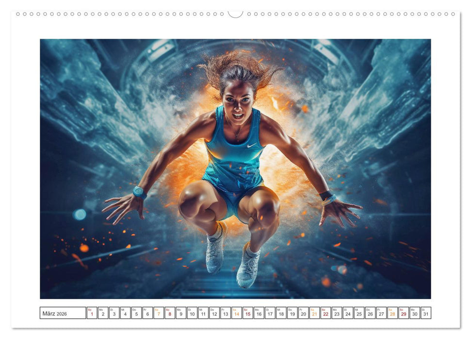 Sportarten (CALVENDO Premium Wandkalender 2026)