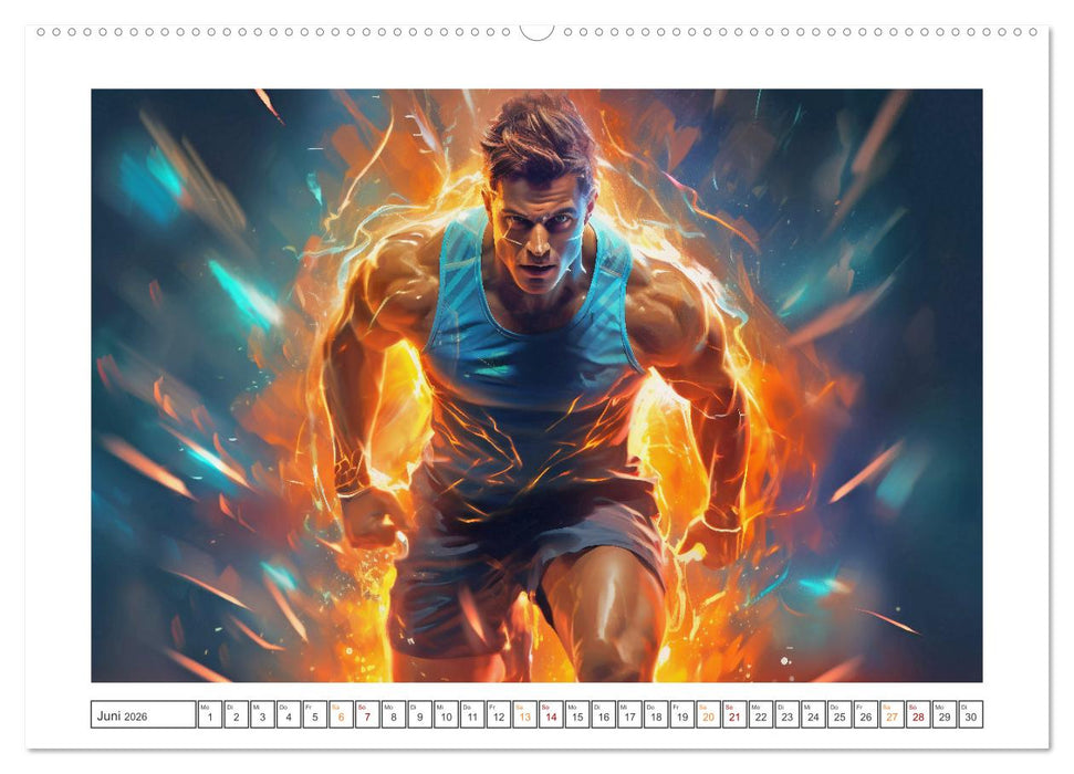 Sportarten (CALVENDO Premium Wandkalender 2026)